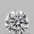 0.40ct Round Lab Grown Diamond (Colour D, Clarity VVS2, Cut EX, IGI Certified)