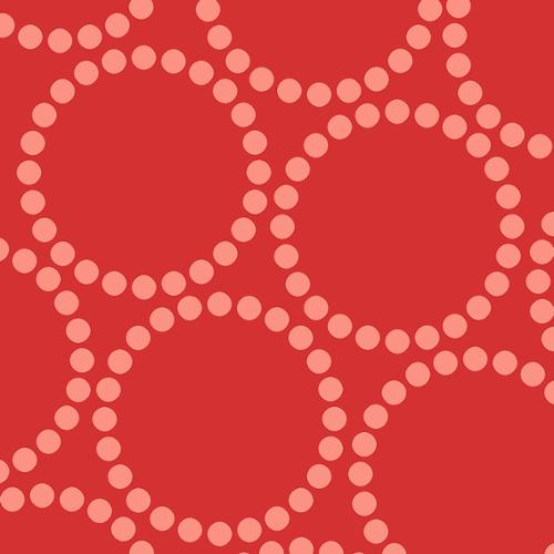 108" New Pearl Bracelet Christmas Red -- Tiny Christmas by Lizzy House -- Moda Fabrics
