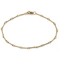 14k Gold Filled 1mm Tiny Bar Bracelet