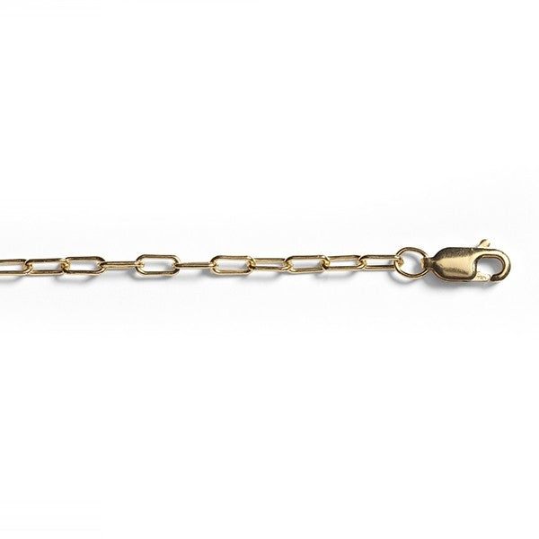 14k Gold Filled 1mm Tiny Paperclip Chain