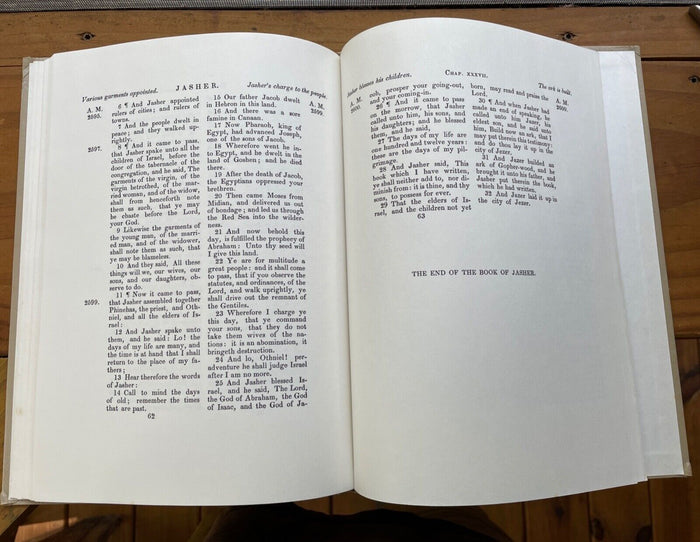 1977 BOOK OF JASHER, SACRED BOOK OF THE BIBLE - ROSICRUCIAN AMORC MAGICK JEWS