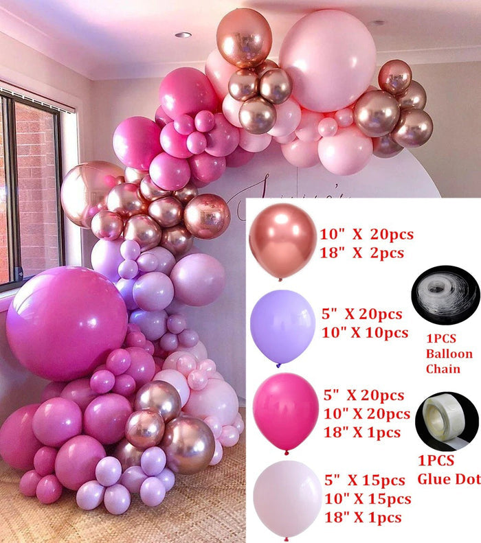 $19.9 Sale Mocsicka Balloon Arch Pink Party Decoration Balloon Set