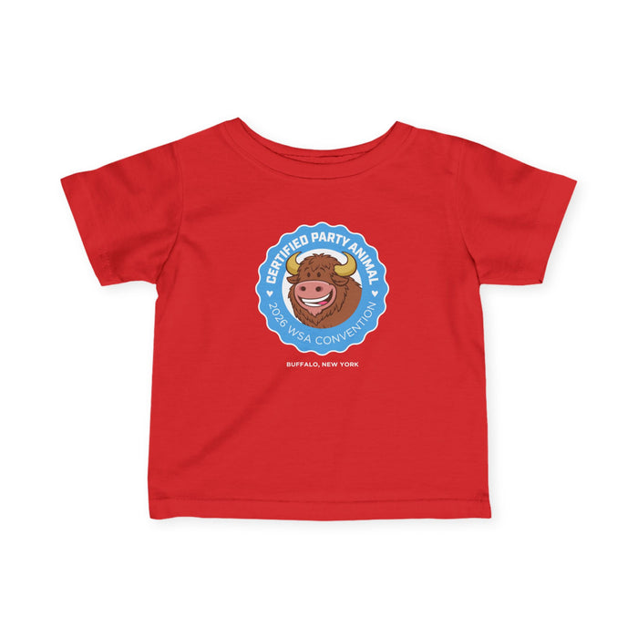 2026 Buffalo Convention Infant Fine Jersey Tee-Party Animal