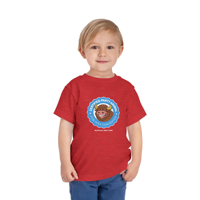 2026 Buffalo Convention Toddler Short Sleeve Tee- Party Animal