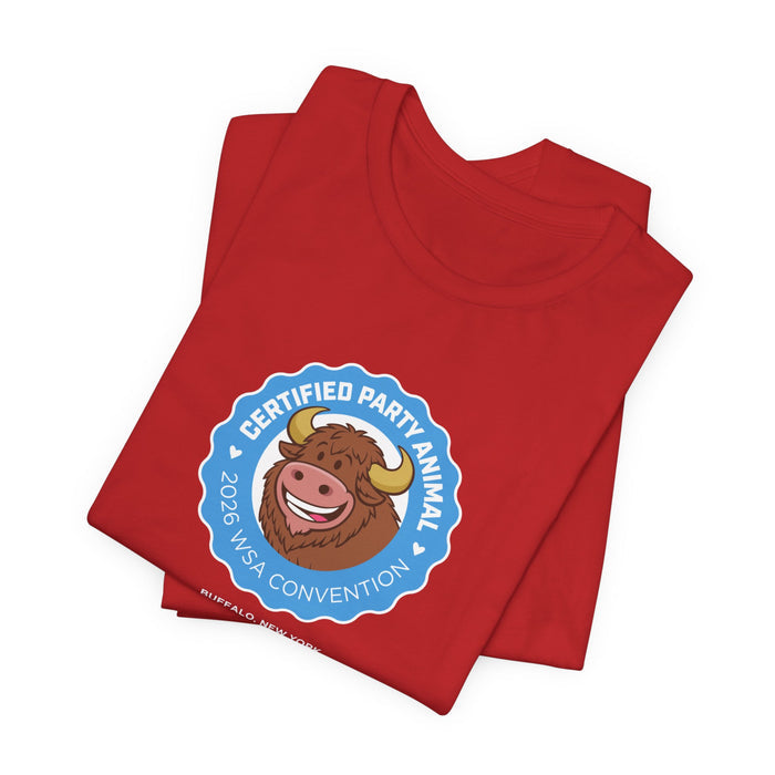 2026 Buffalo Convention Unisex Tee-Party Animal