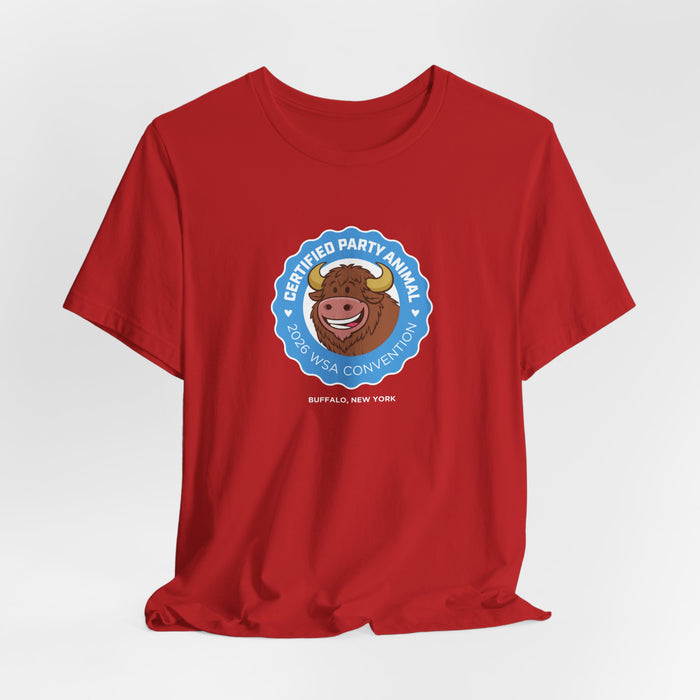 2026 Buffalo Convention Unisex Tee-Party Animal