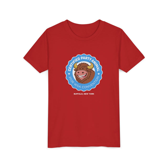 2026 Buffalo Convention Youth Short Sleeve-Party Animal