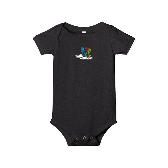 2026 Official Walk for Williams Baby Bodysuit