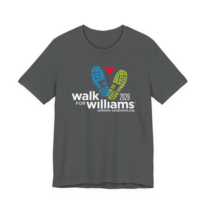 2026 Official Walk for Williams Unisex Adult Tee