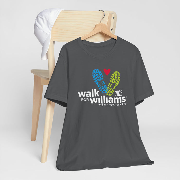 2026 Official Walk for Williams Unisex Adult Tee
