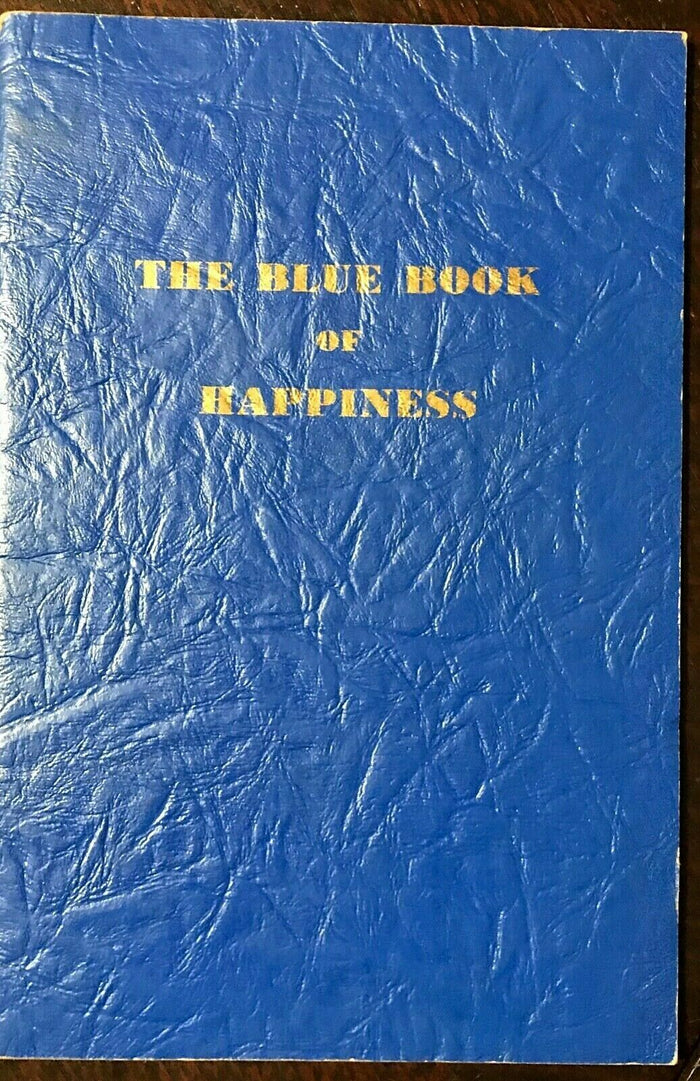 ALCOHOLICS ANONYMOUS AA - Pfau / John Doe - 1st Ed, 1951 BLUE BOOK OF HAPPINESS