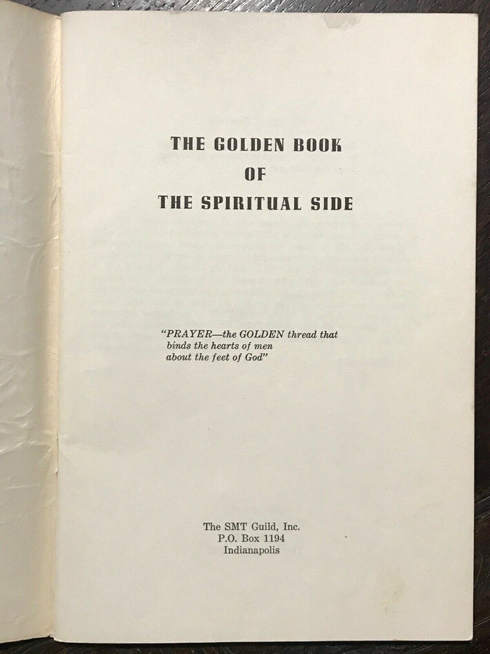 ALCOHOLICS ANONYMOUS AA - Pfau / John Doe - GOLDEN BOOK OF SPIRITUAL SIDE, 1970