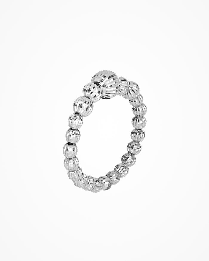 Anello Crystal Gala in argento placcato rodio