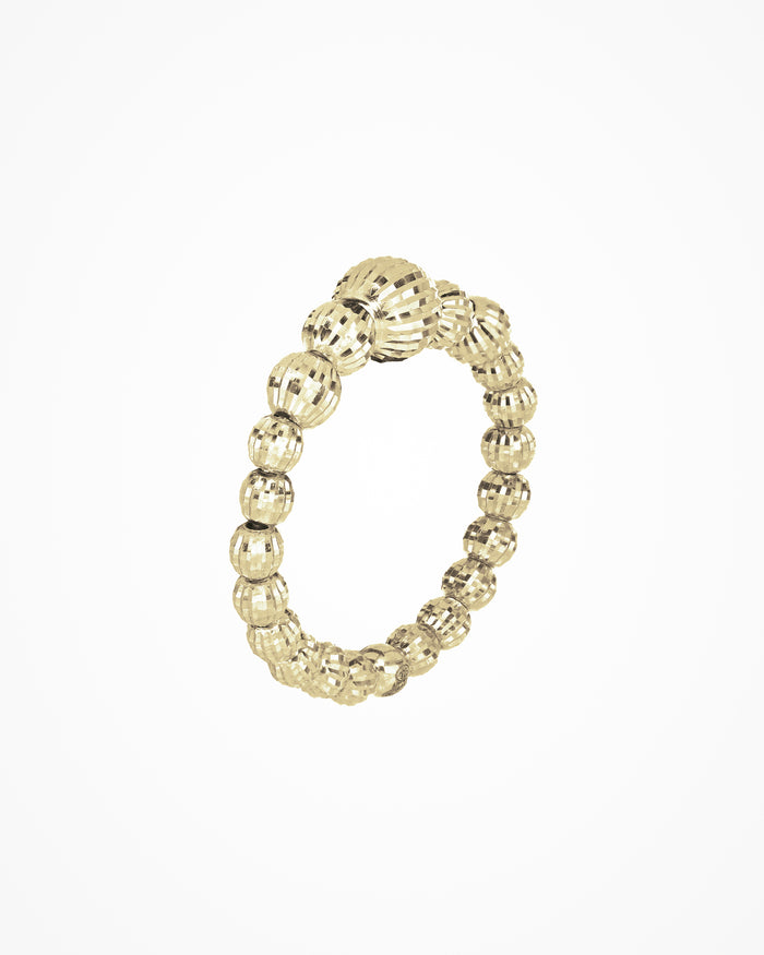 Anello Crystal Gala in argento placcato oro giallo