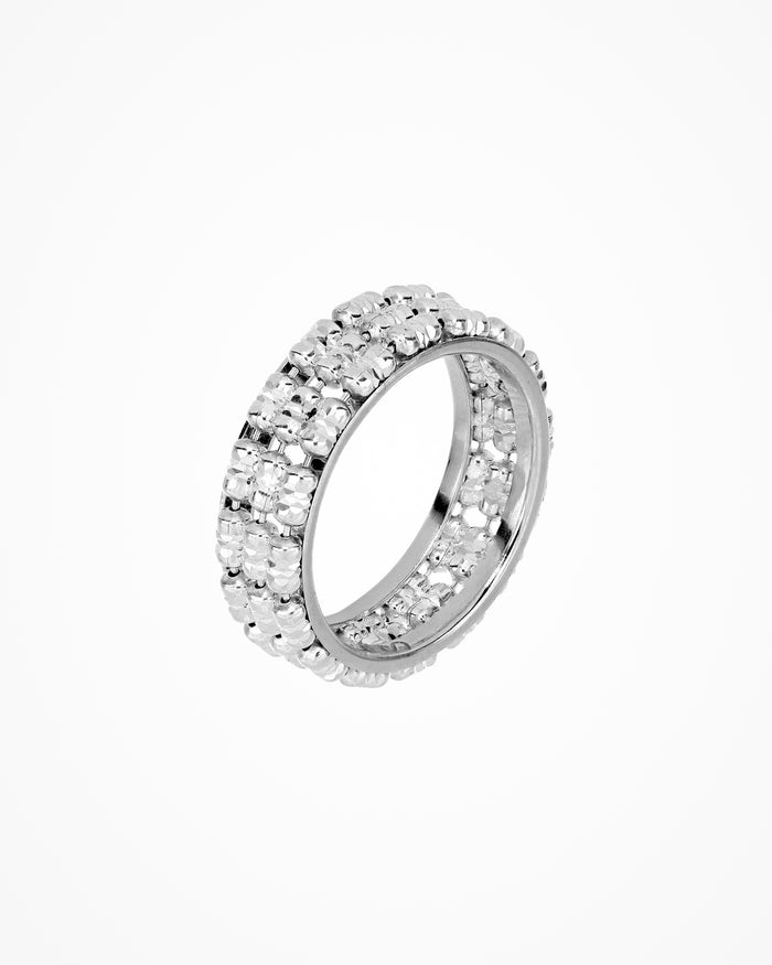 Anello in argento Infinity Round