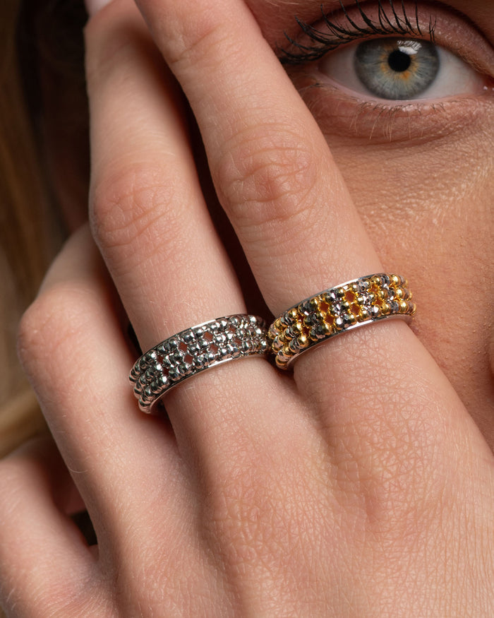 Anello in argento Infinity Round
