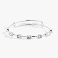 April Birthstone Emerald Cut Bangle
