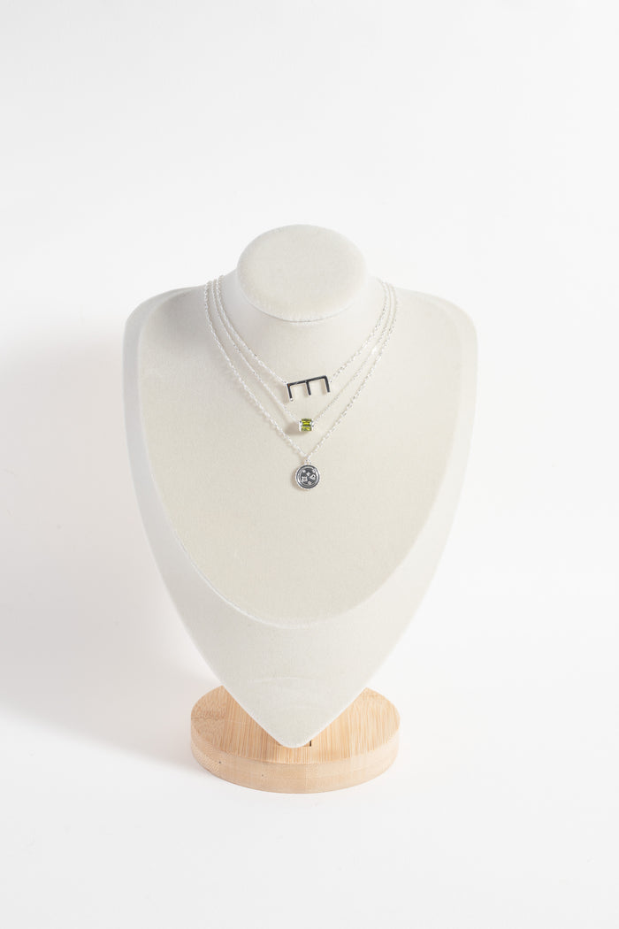 August Birthstone Precious Pendant Necklace