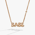 'Babe' Bubble Crystal Pendant Necklace