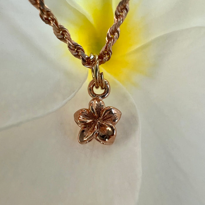 Hawaiian Jewelry plumeria charm