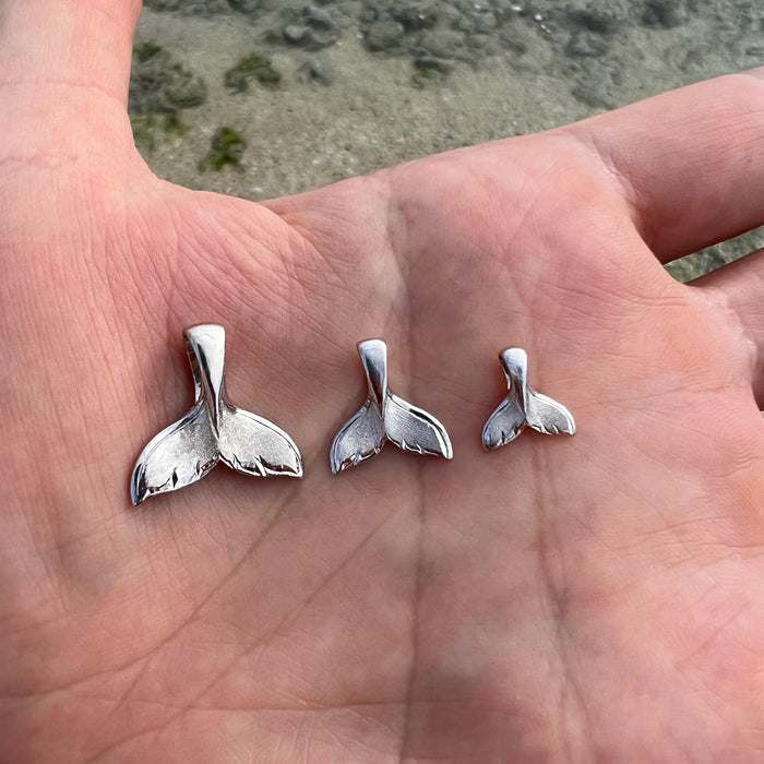 Hawaiian jewelry whale tail pendants