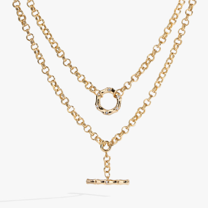 Bamboo Convertible Necklace or Bracelet