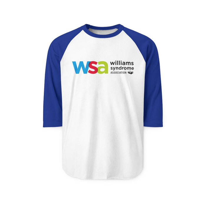 Baseball style Williams Syndrome Awareness Raglan Shirt