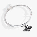Bat Skeleton Bangle Bracelet