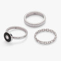 Black Onyx Ring Set of 3
