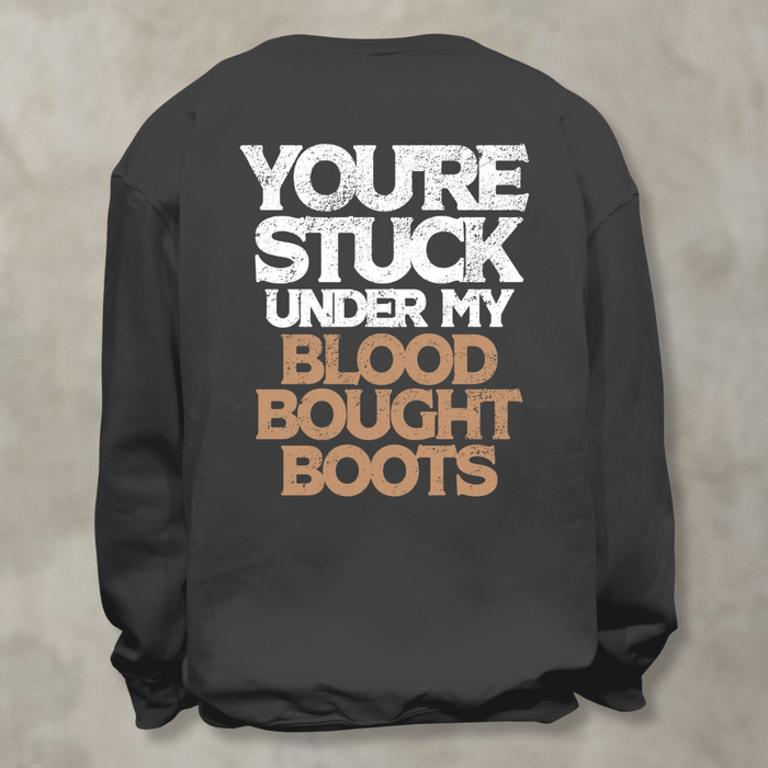 Blood Bought Boots Crewneck