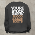 Blood Bought Boots Crewneck