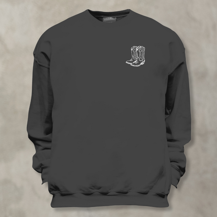 Blood Bought Boots Crewneck