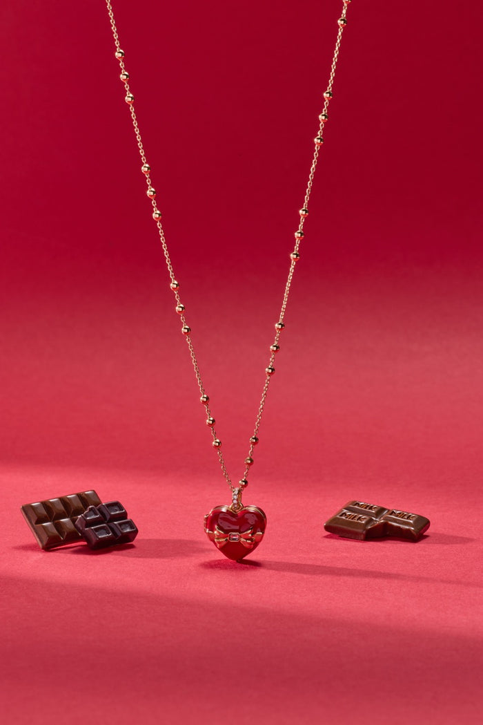 Box of Chocolate Locket Necklace
