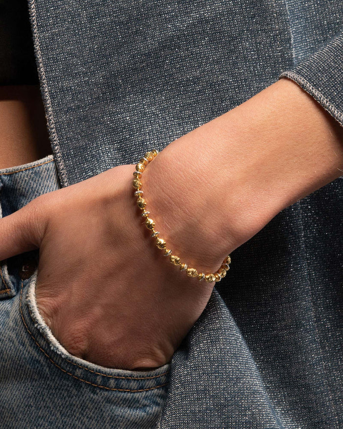 Bracciale in argento Saturno