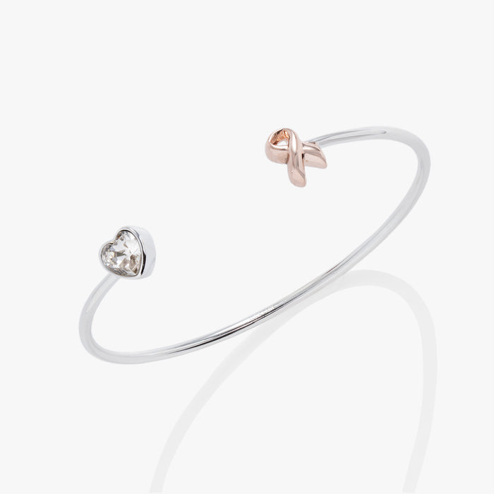 Breast Cancer Awareness Pink Ribbon Flex Cuff