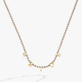 “Bride” Crystal Tennis Necklace