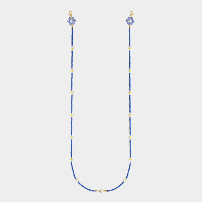 Brisa Fleur Mask Chain/blue