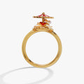 Carnival Carousel Bunny Spinner Ring