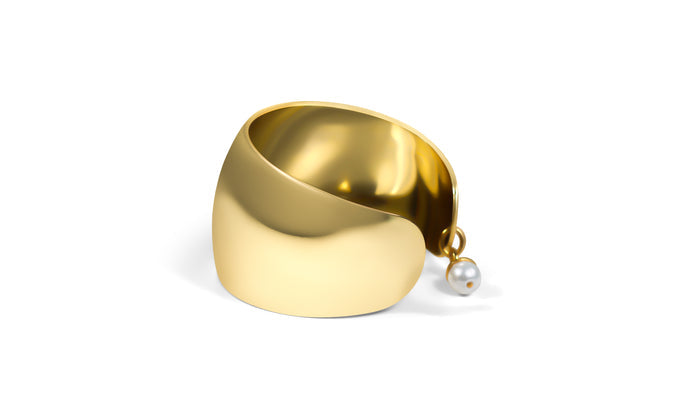 Cassette Pearl Cuff