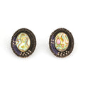 Cheyanne Symone ‘Raven’ Abalone Statement Earrings