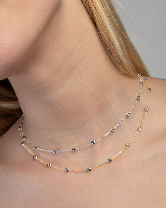 Collana in argento Station Moon