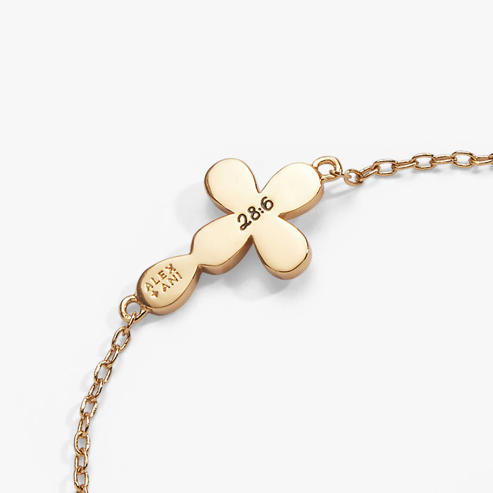 Coquette Christian Cross Bolo Chain