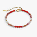 Coral Ombre Semi-Precious Beaded Bracelet