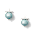 Cornflower Forever Fave Pebble Pearl Earrings Sterling Silver