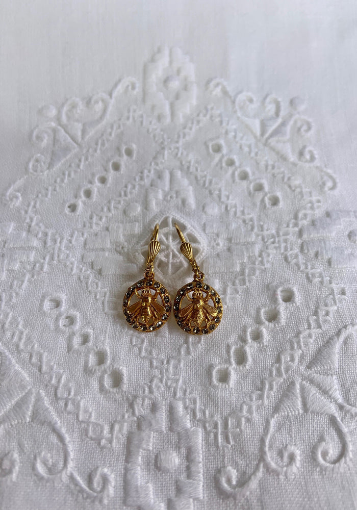 Crystal Bee Earring