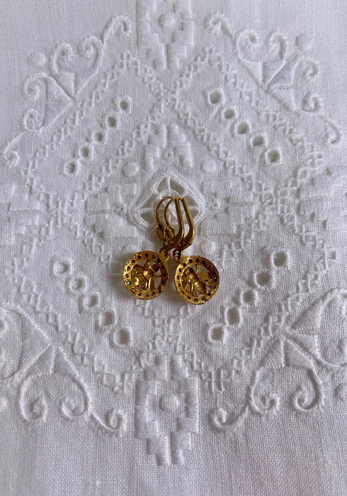 Crystal Bee Earring