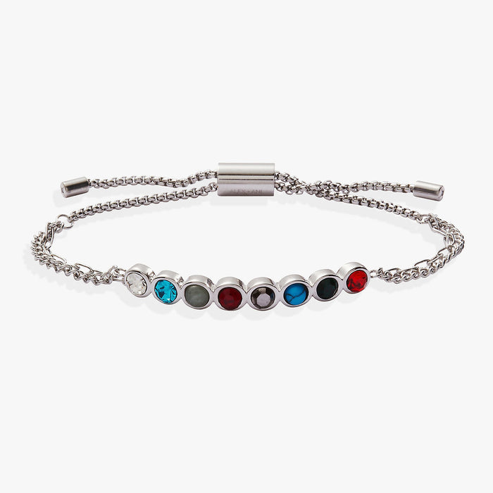 Daughter Hidden Message Acrostic Bolo Bracelet