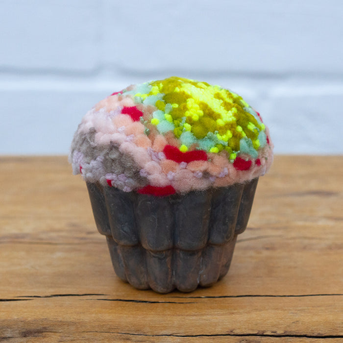 Double Decker Jell-O Tin Puff | Neon + Peach