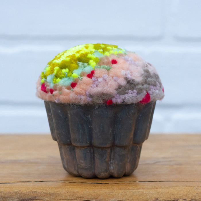 Double Decker Jell-O Tin Puff | Neon + Peach