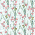Double Sided Cotton Blanket - Kio Garden 6028-12 Cotton